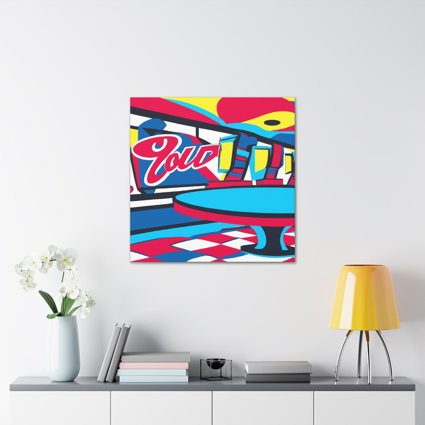 'The Juke Box Diner' - Canvas - Pop Art