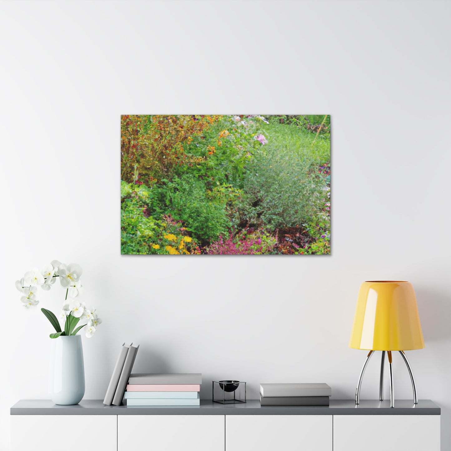 Summertime Garden Dance. - Canvas - Floral