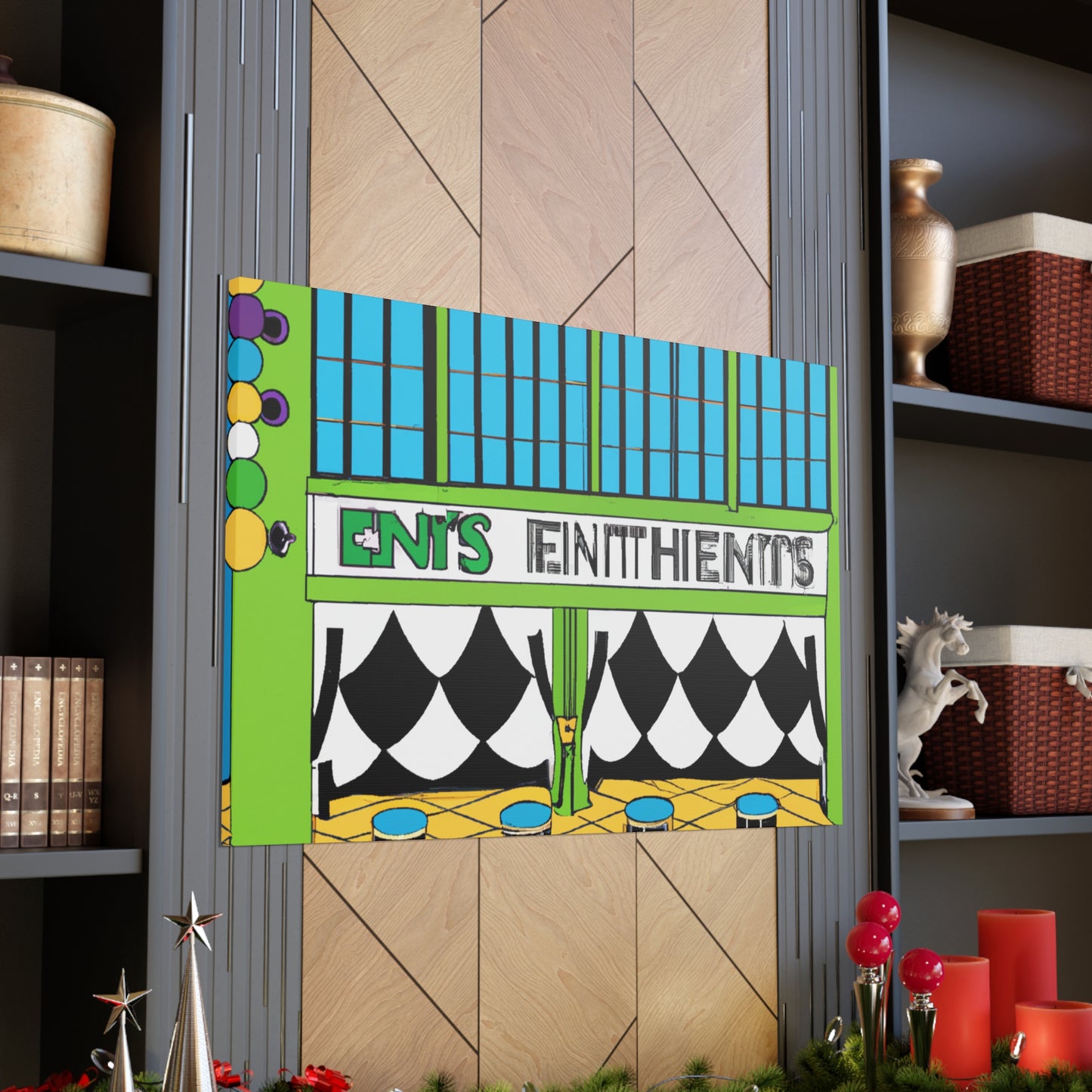 Sock-Hop Stop - Canvas Pop Art