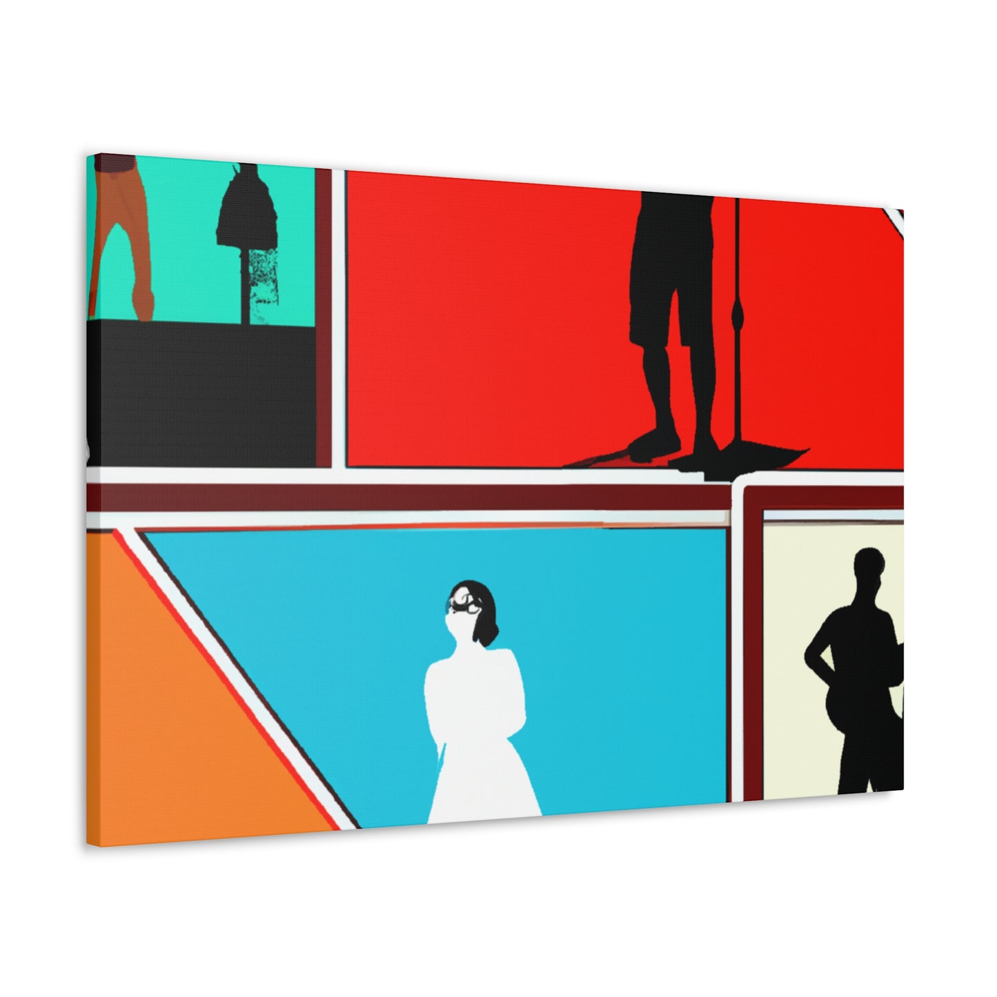 Rock-A-Console - Retro Music and Film Canvas