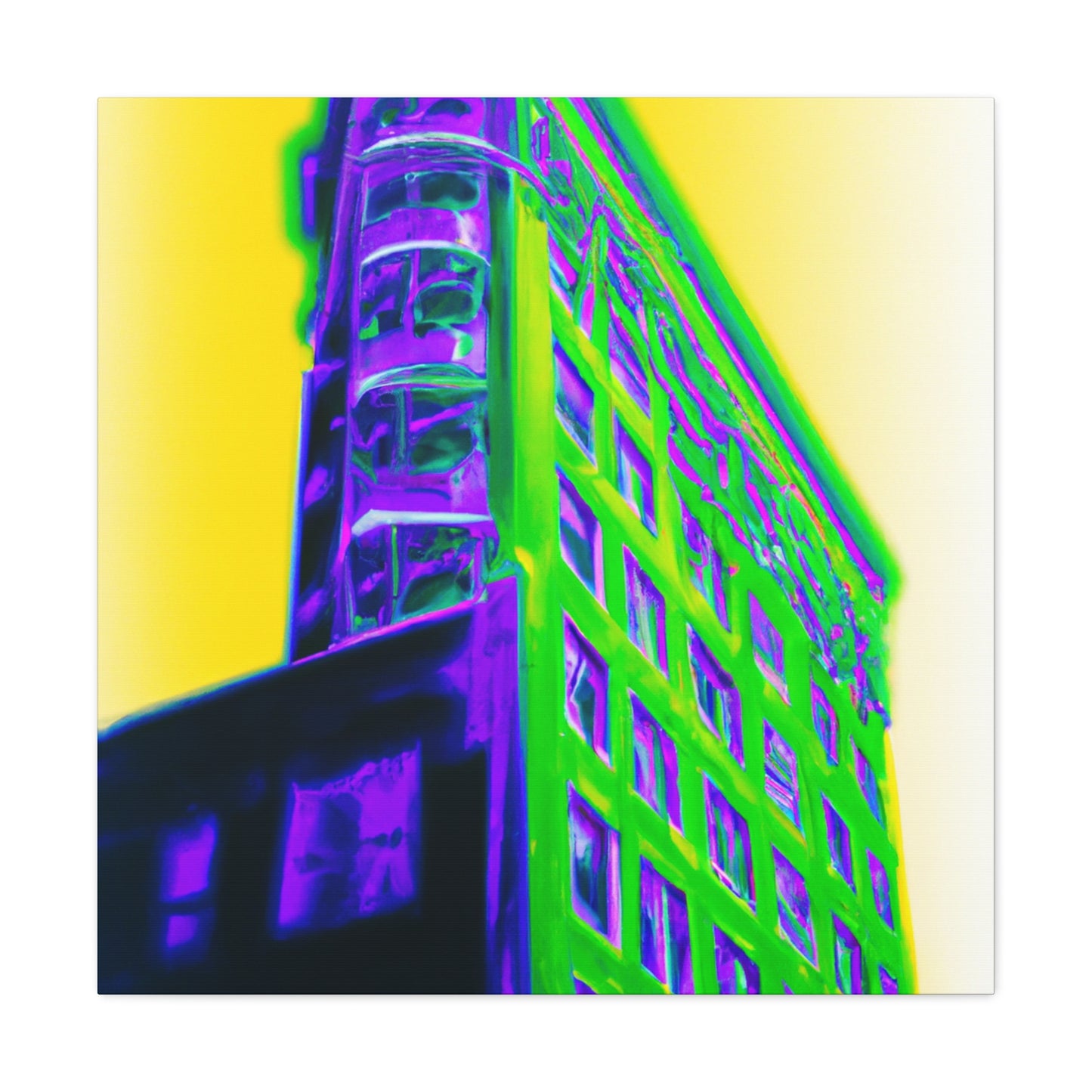 "Futuristic Geoforms" - Architectural Canvas