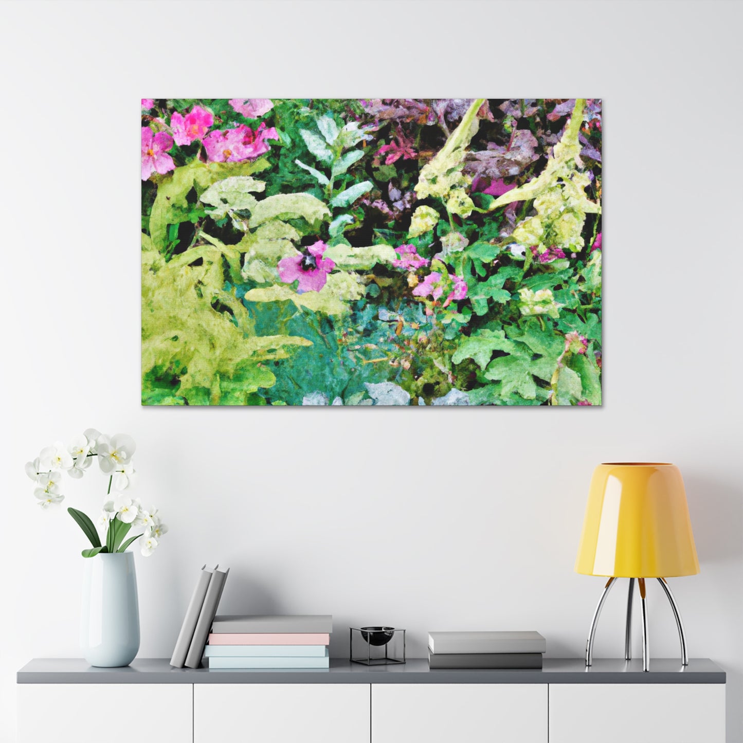 Blooming Garden Splendor. - Floral Canvas