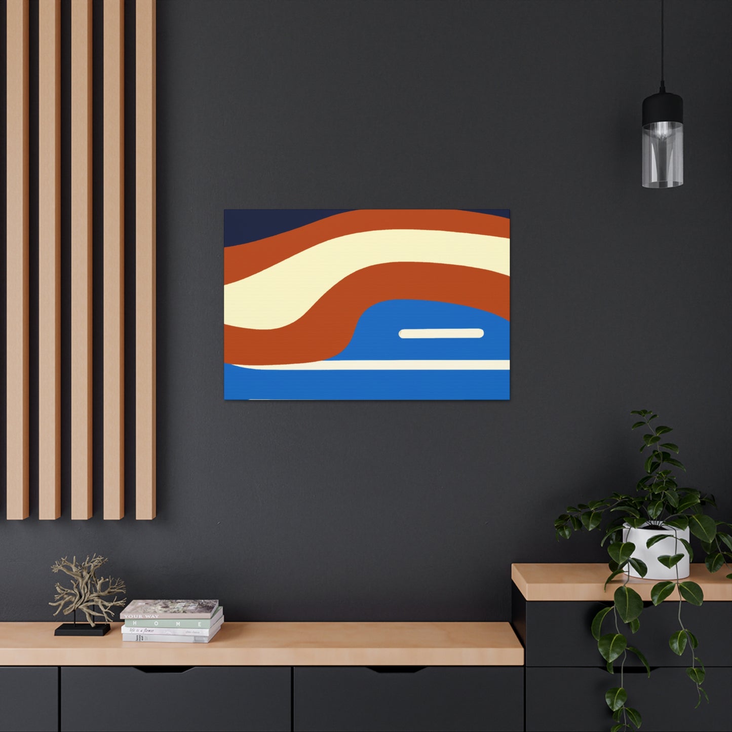 Sleek Run - Midcentury Canvas