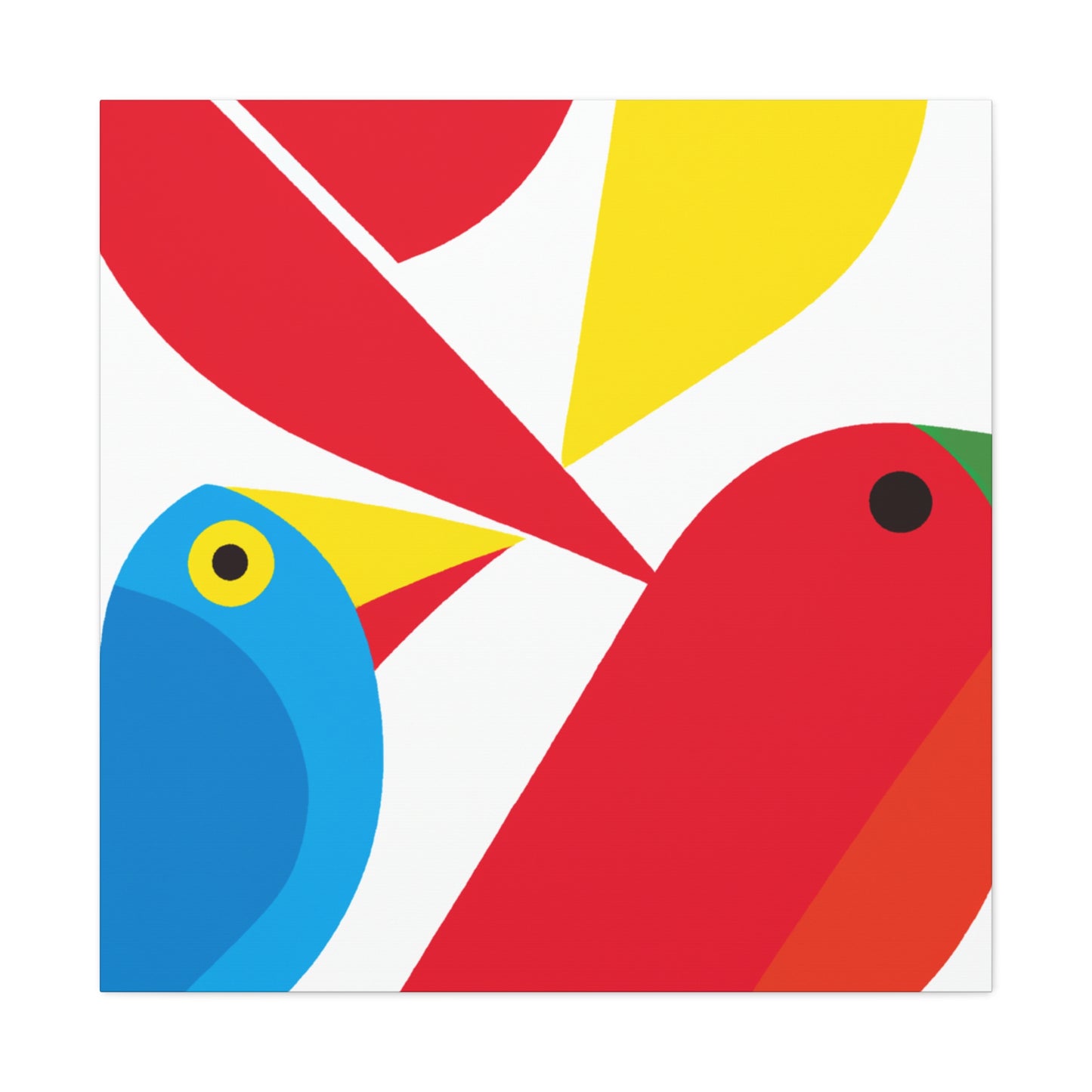 "Chirpy Horizon- Midcentury." - Canvas