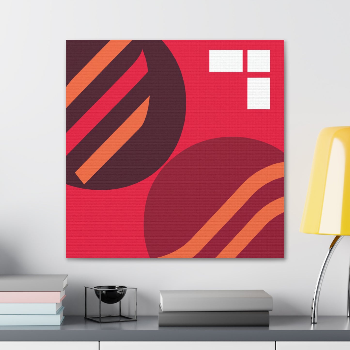 Jazzy Expressway- Midcentury - Canvas