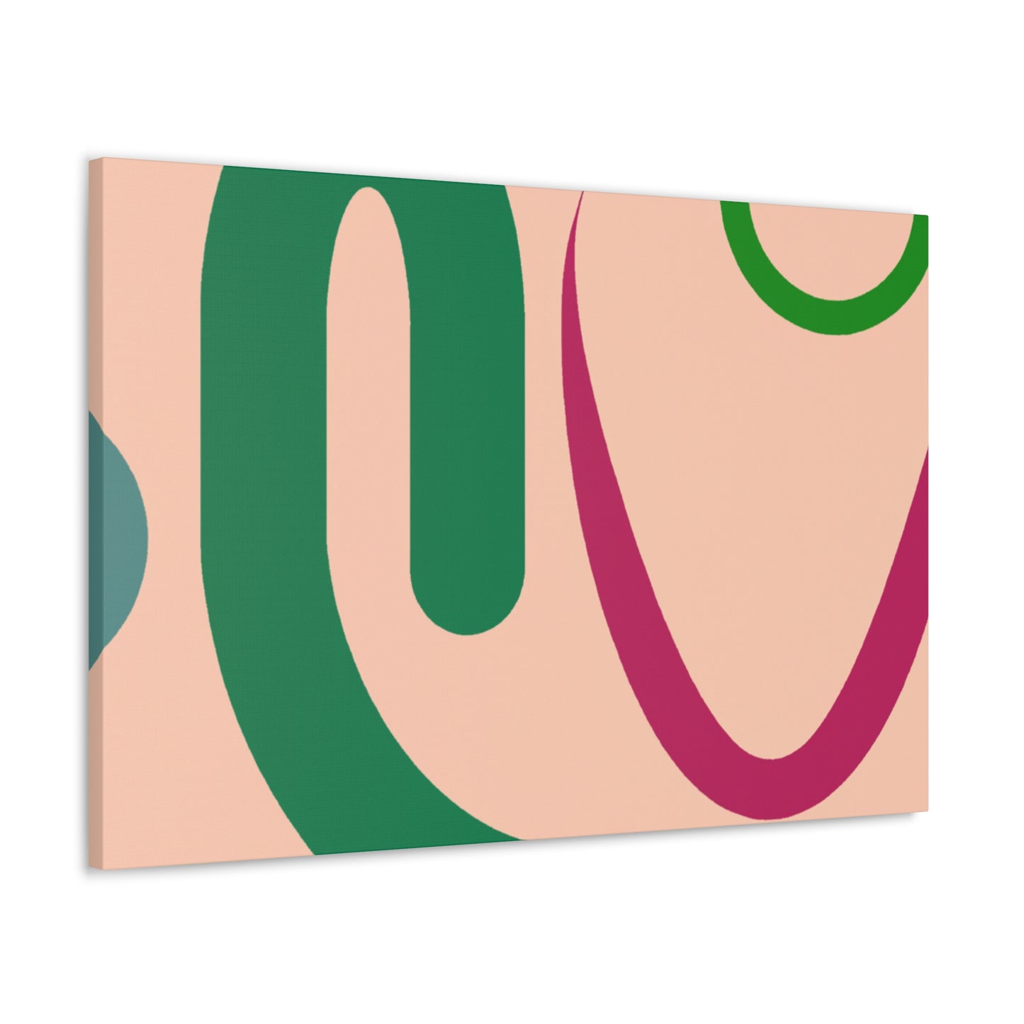 Multicolor Maze- Midcentury - Canvas