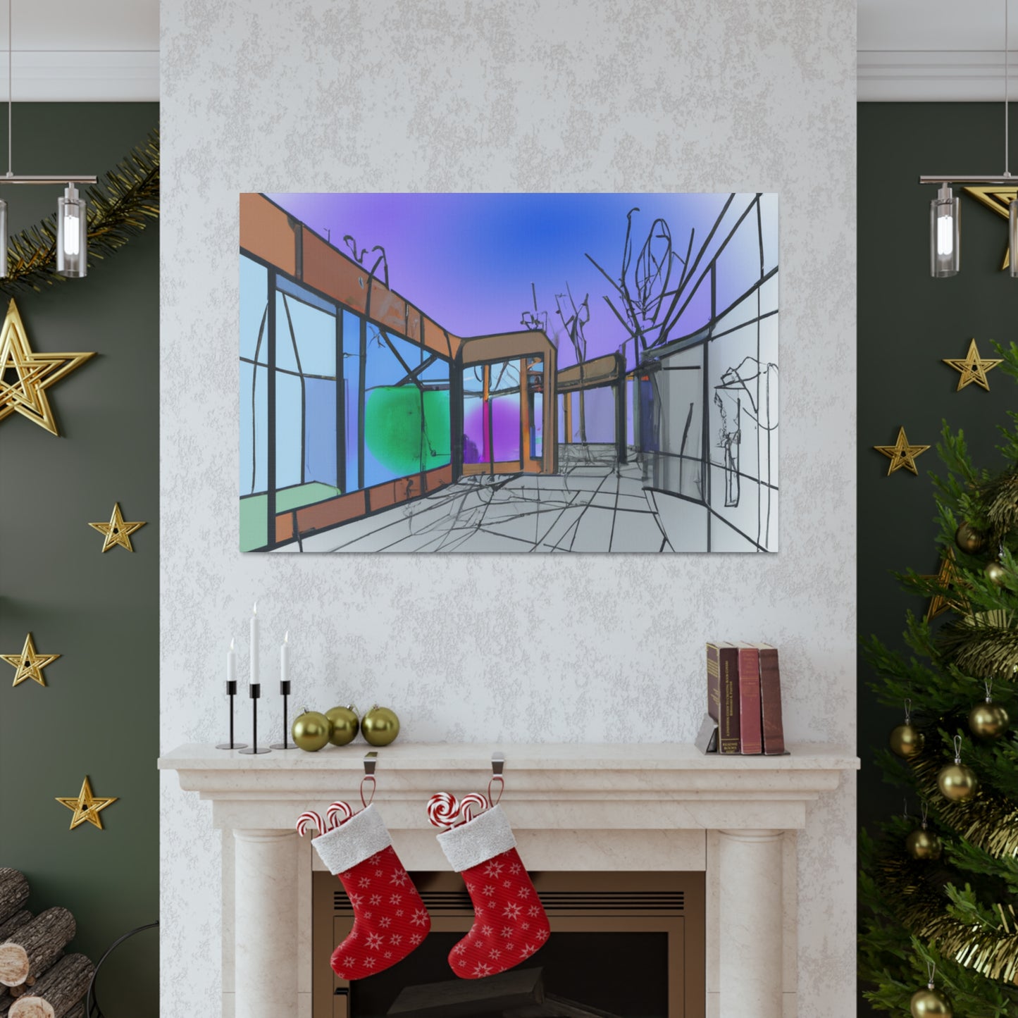 Even Of Winter - Canvas - Architectural