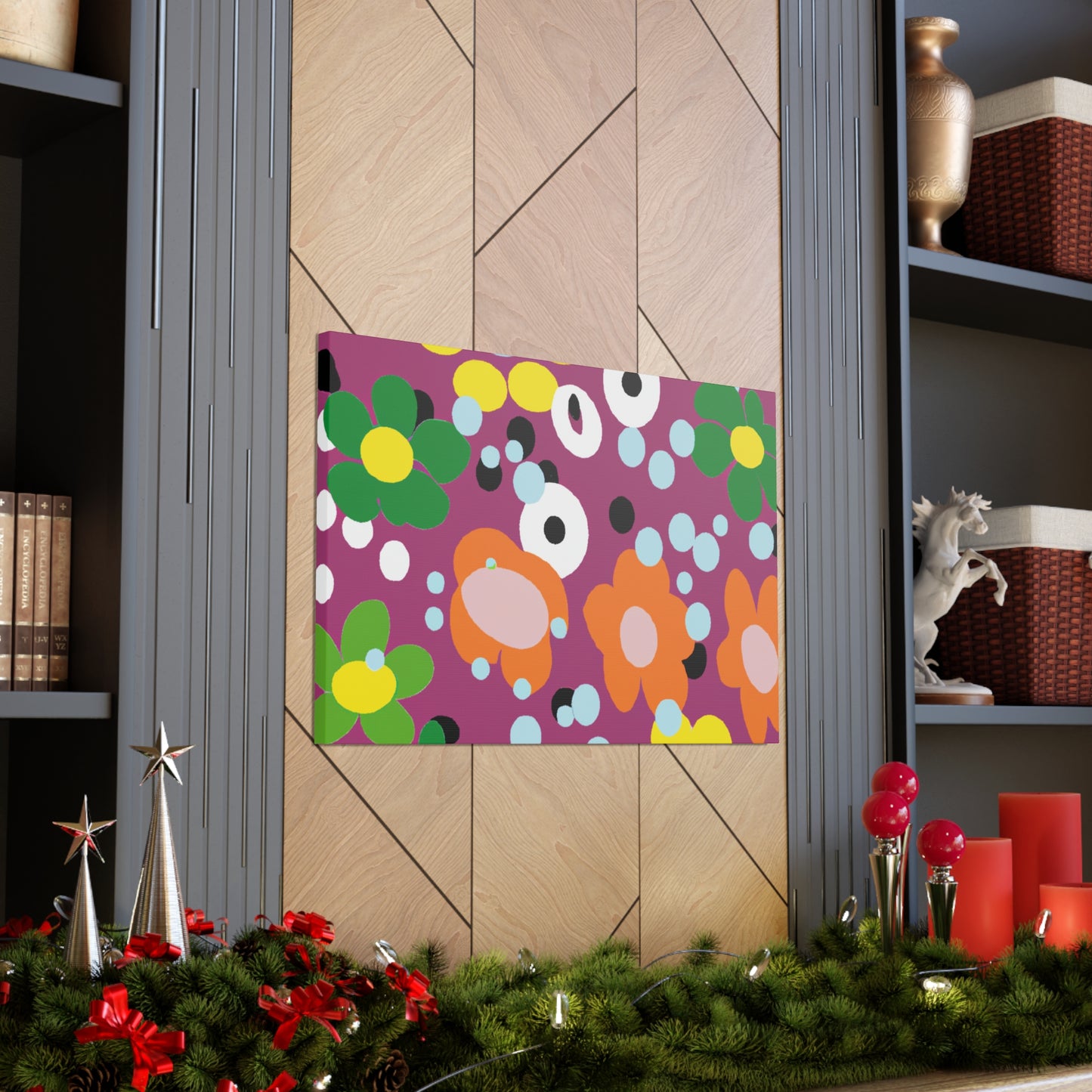 "Floral Fantasia" - Floral Canvas
