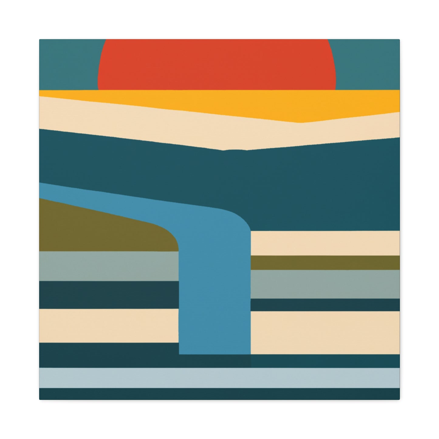 Fawnstripes - Midcentury Canvas