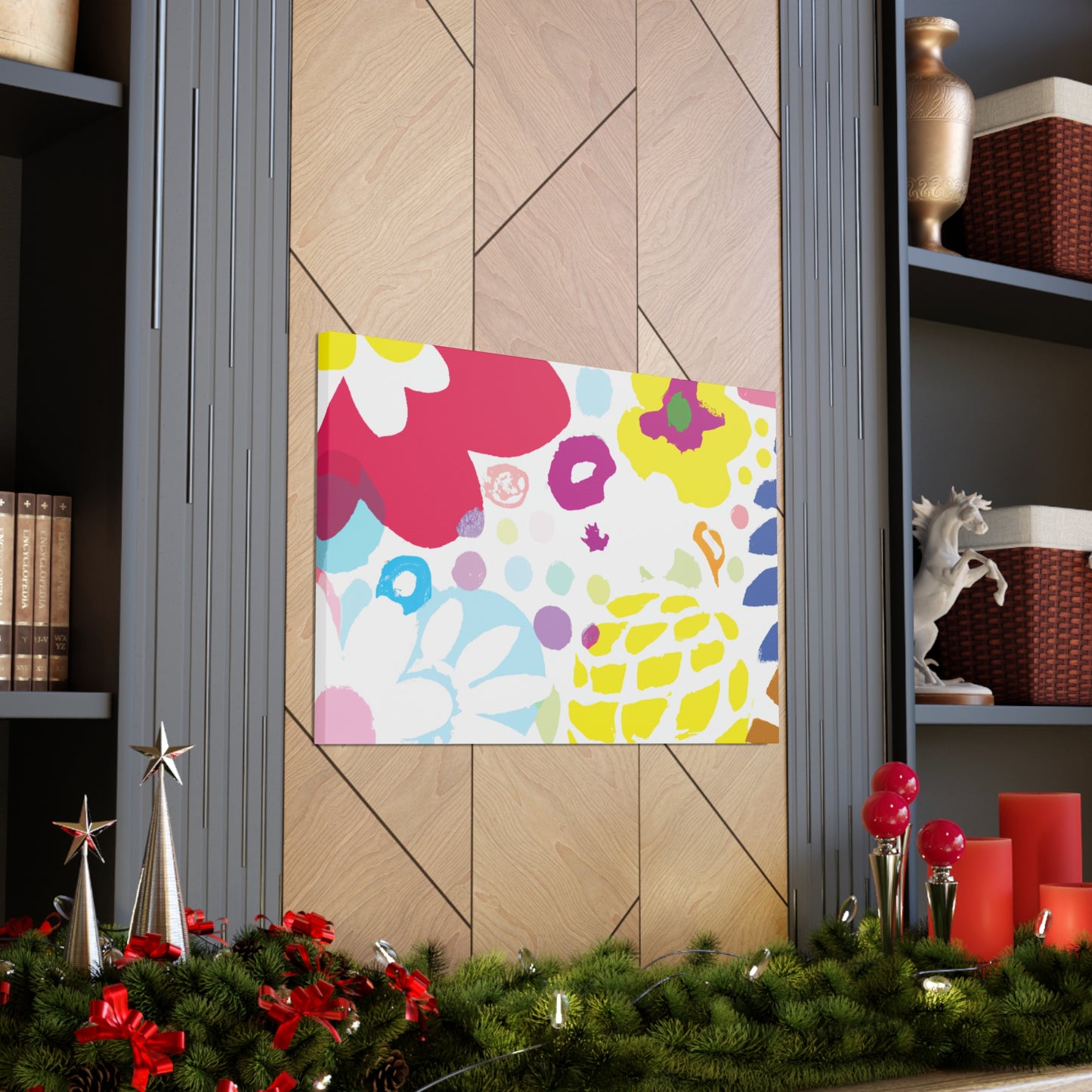 "The Blooming Garden of Glory" - Floral Canvas