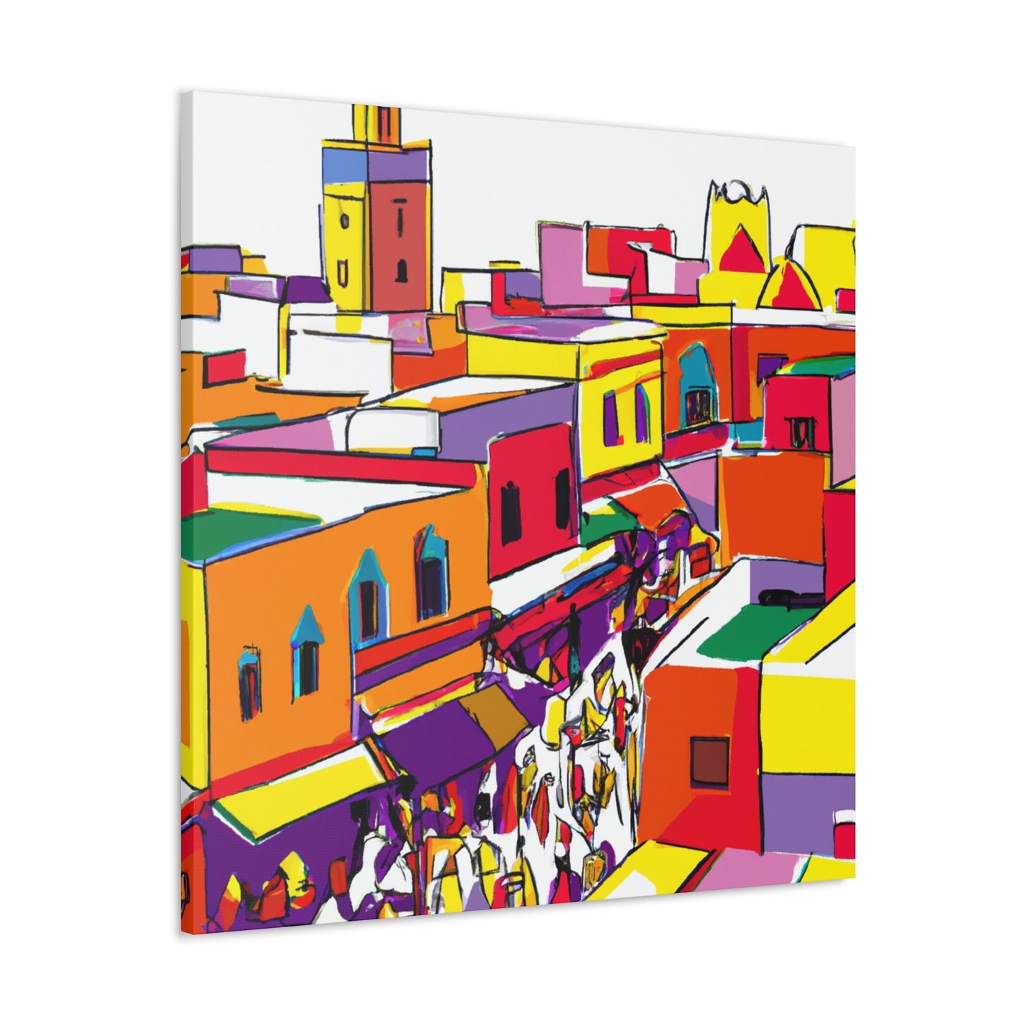Mustafa al-Jabbar - Morraco - Canvas