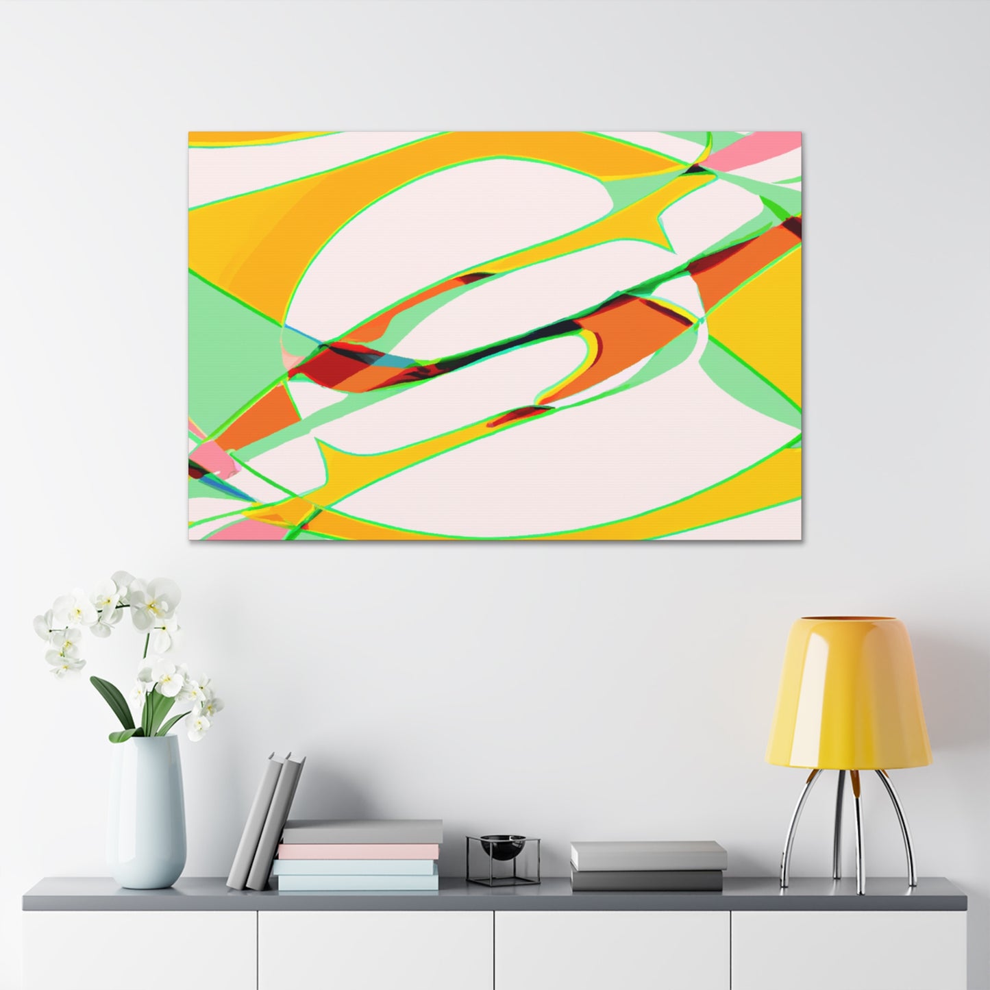 Tealose - Abstract - Canvas