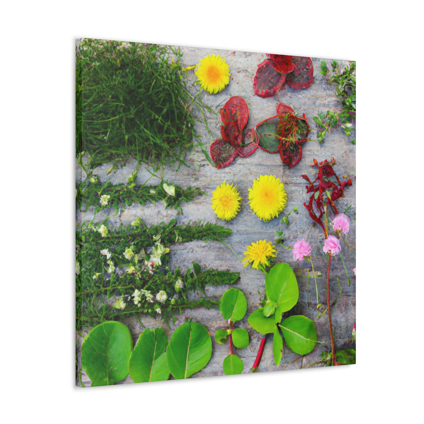 "Garden Glimmer" - Canvas - Floral