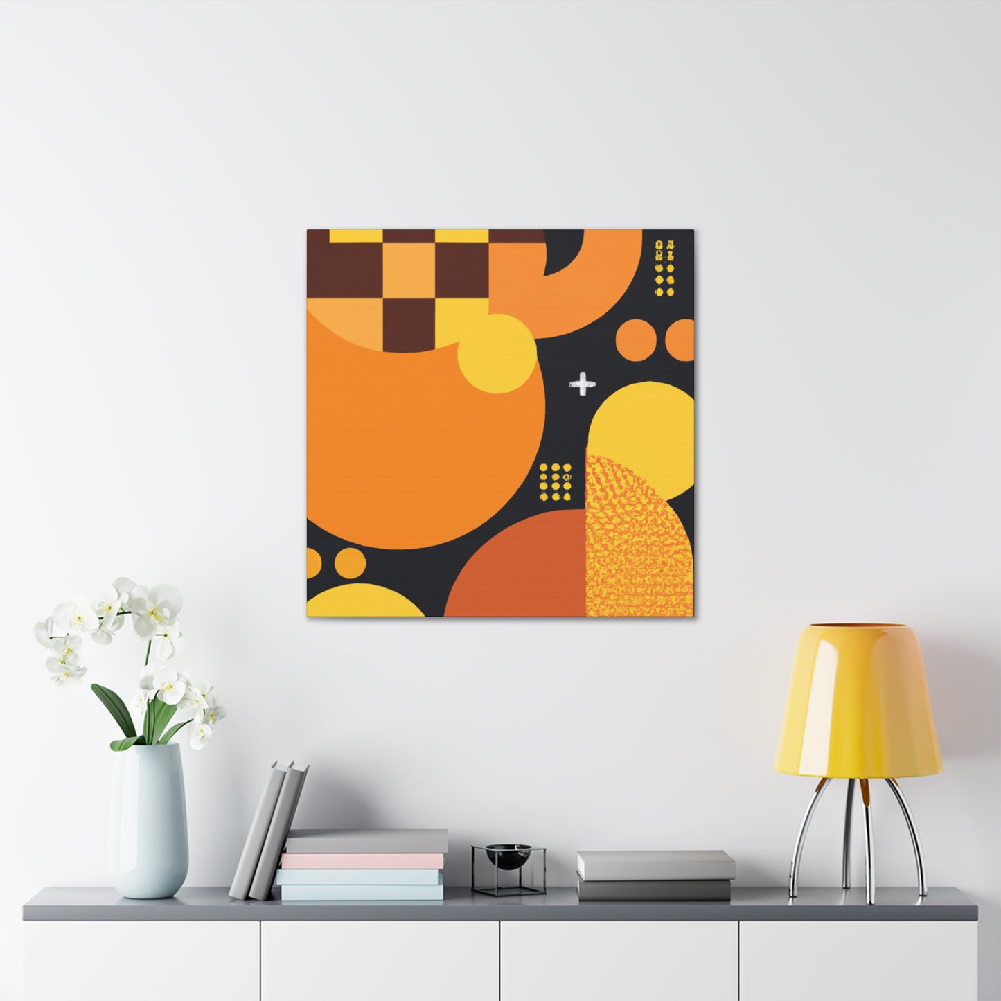 Solar Sunrise - Midcentury - Canvas