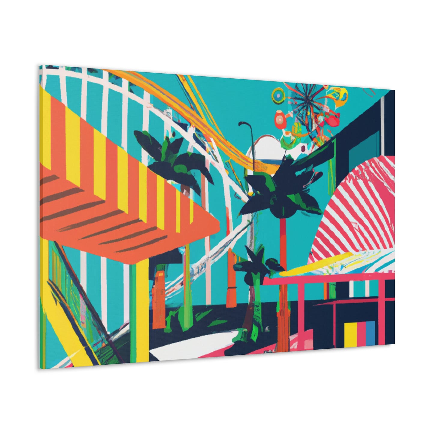 Verdant Valley - Landscape - Amusement - Canvas