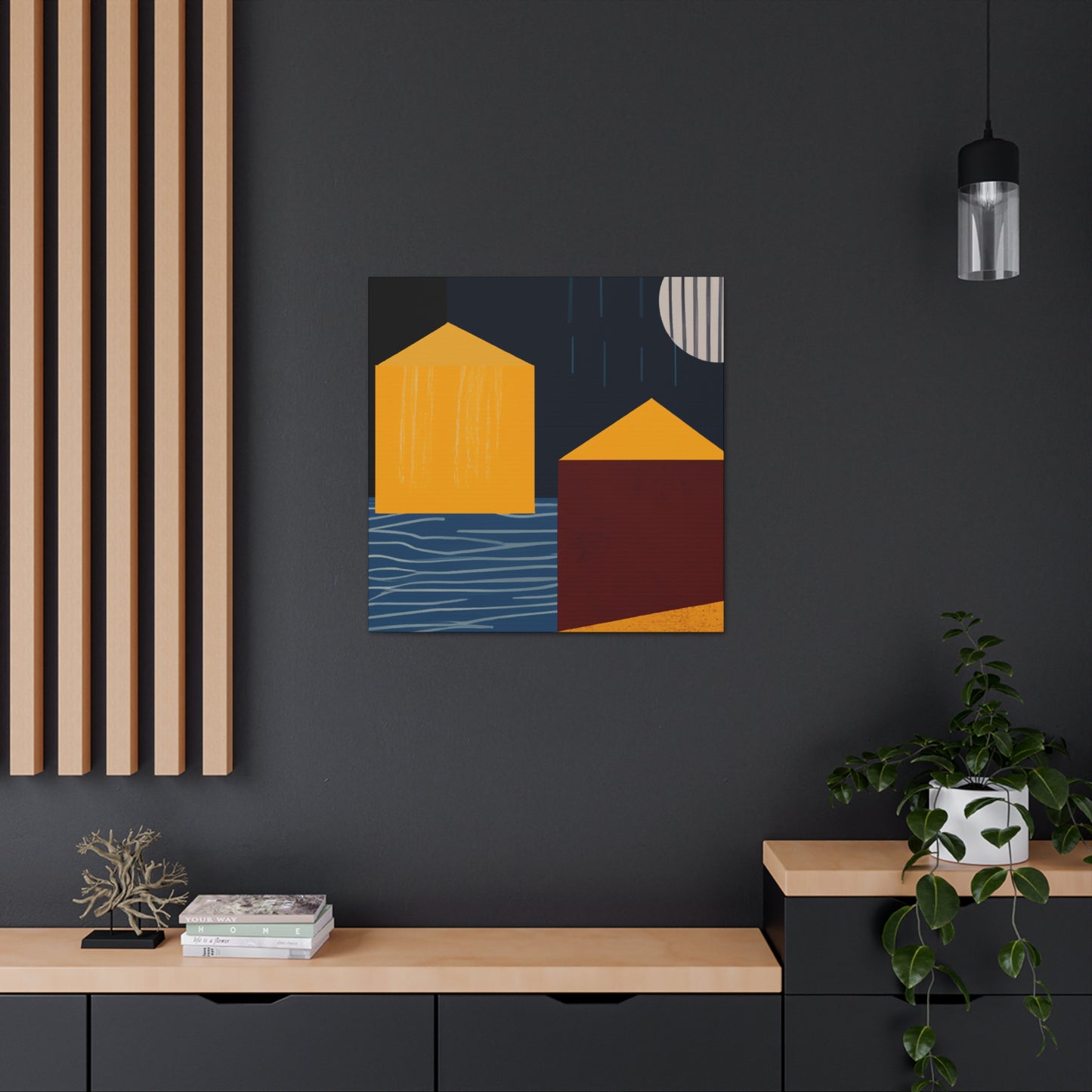 Rise Up - Midcentury Canvas