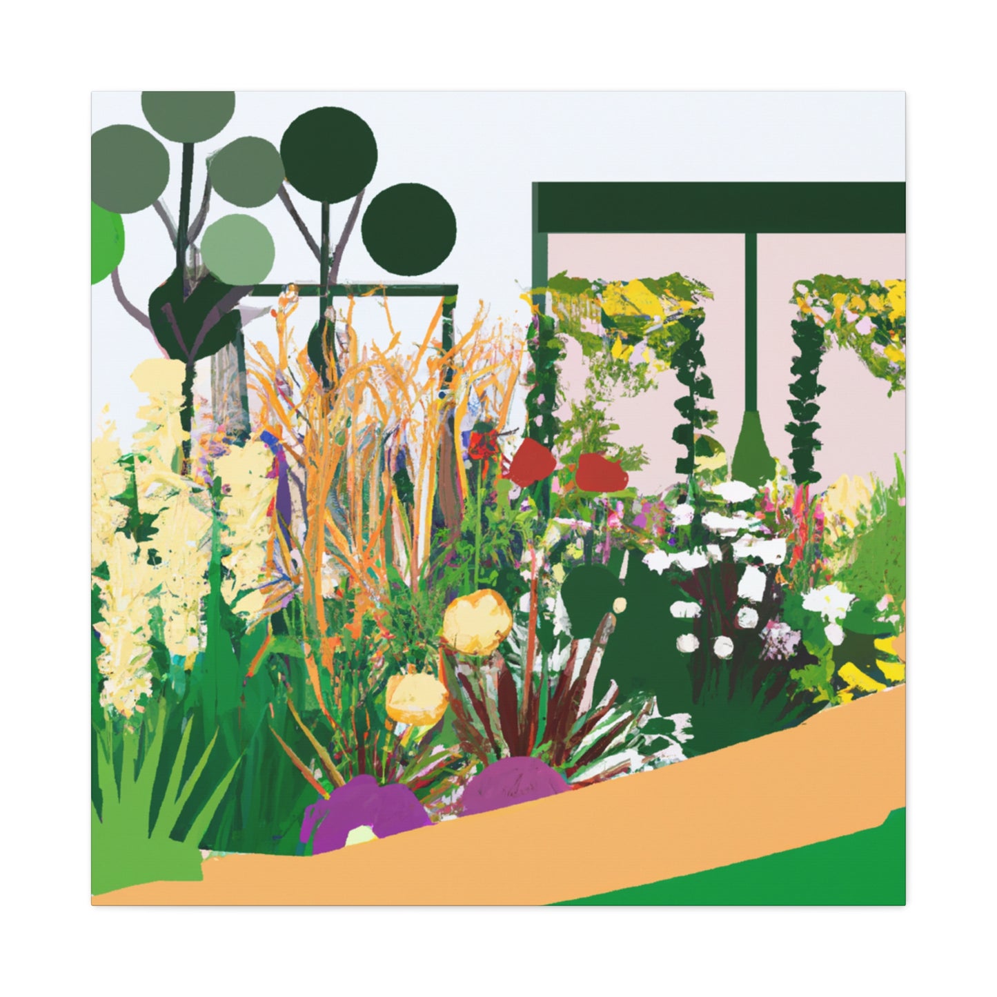 Green Haven - Landscape - Canvas