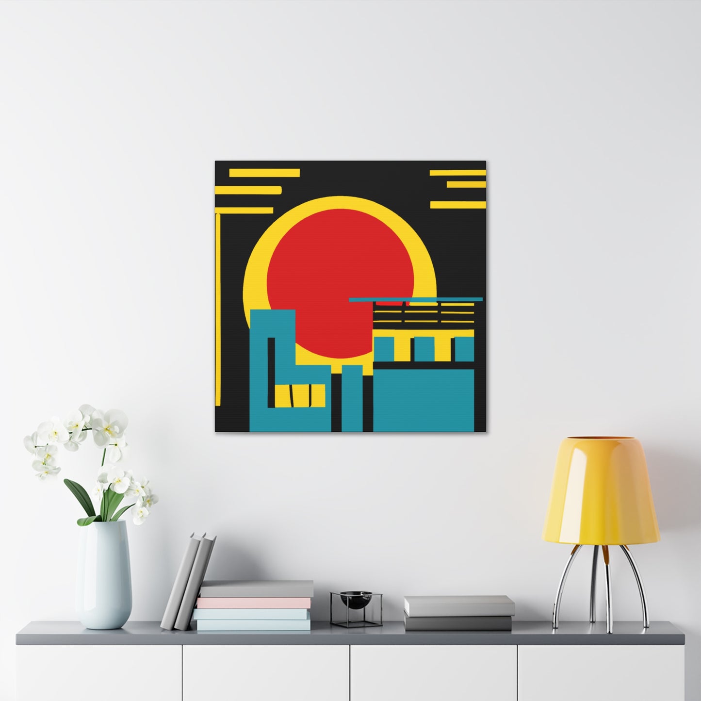 Fireywaddle. - Midcentury Canvas