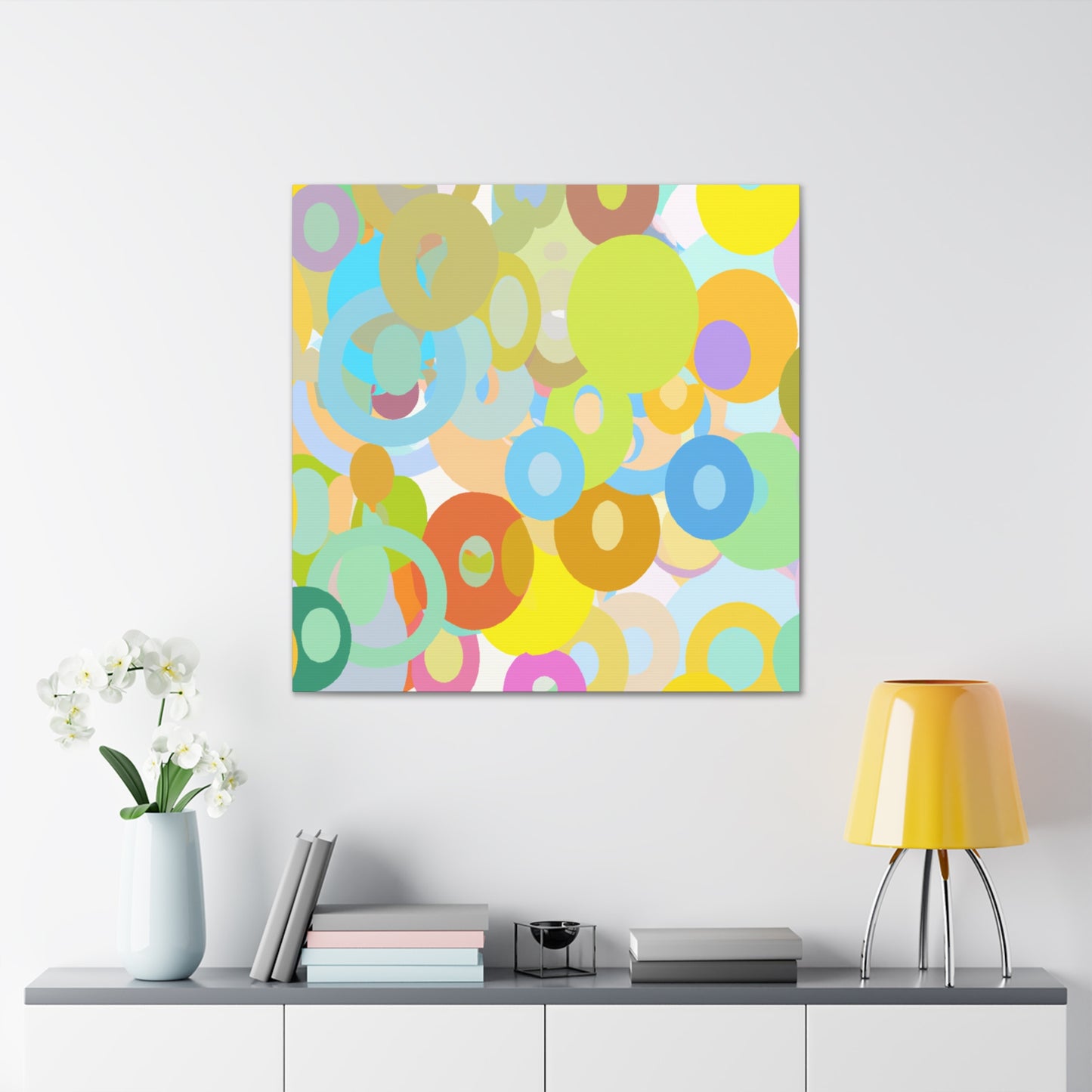 Aqua Spectrum - Abstract - Canvas
