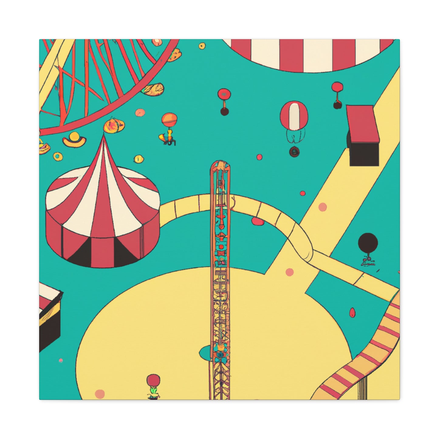 Wonderlandia - Amusement - Canvas