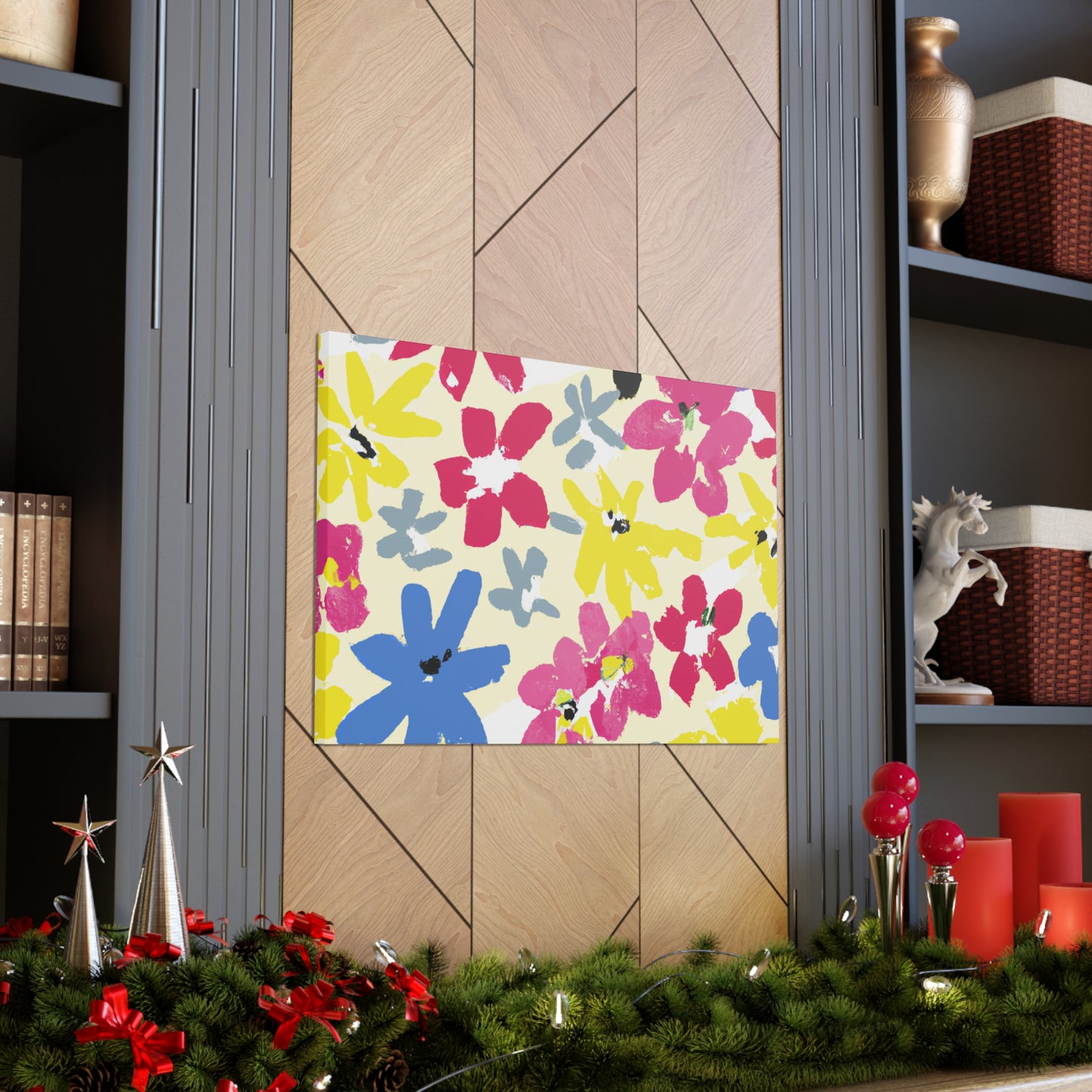 "Seeded with Love" - Floral Canvas