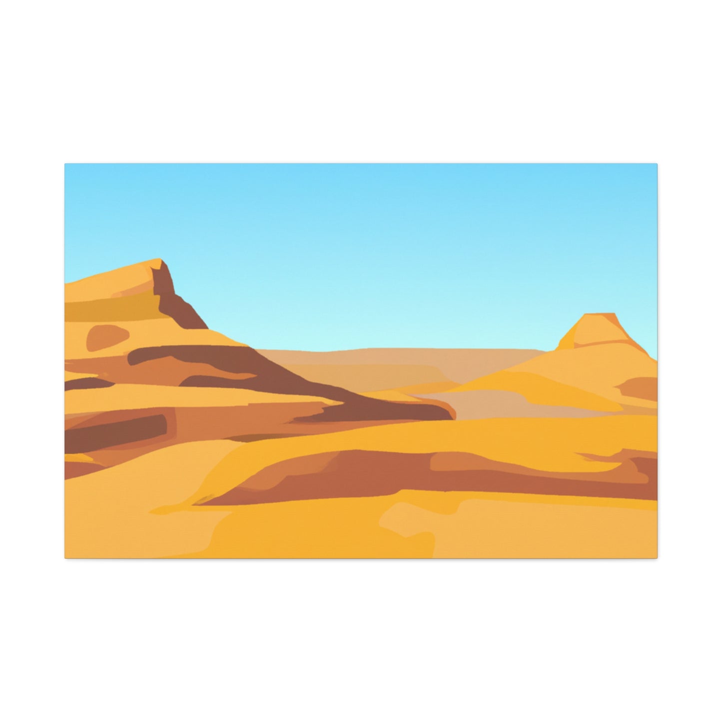 Sunrise Oasis-Landscape - Canvas - Desert