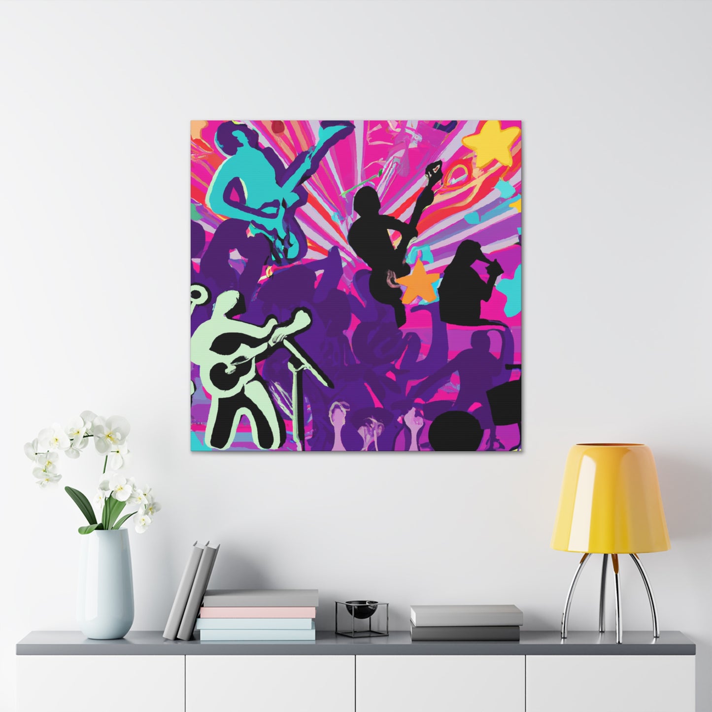 "American Beats - Retro Music" - Canvas