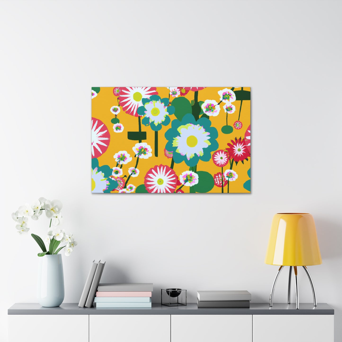 Floral Reflection - Floral Canvas