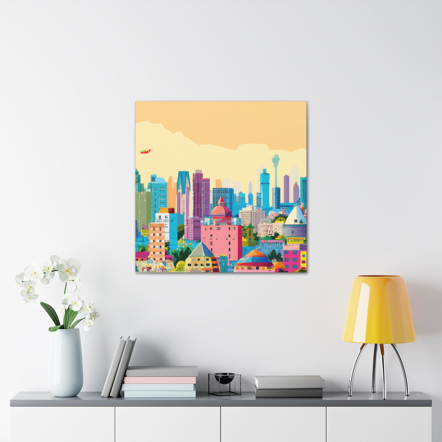 Vibrant Delhi - Destination India - Canvas