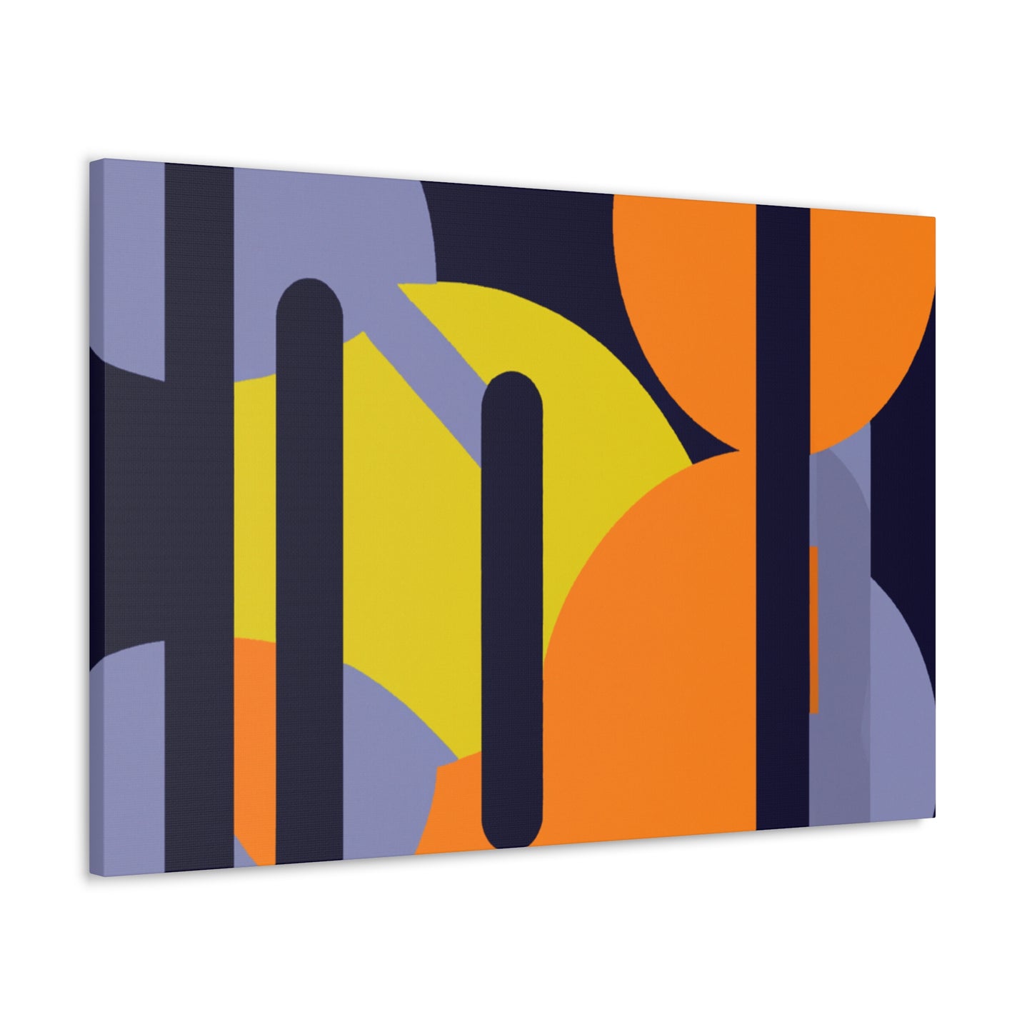 Contrasting Cogs - Midcentury - Canvas