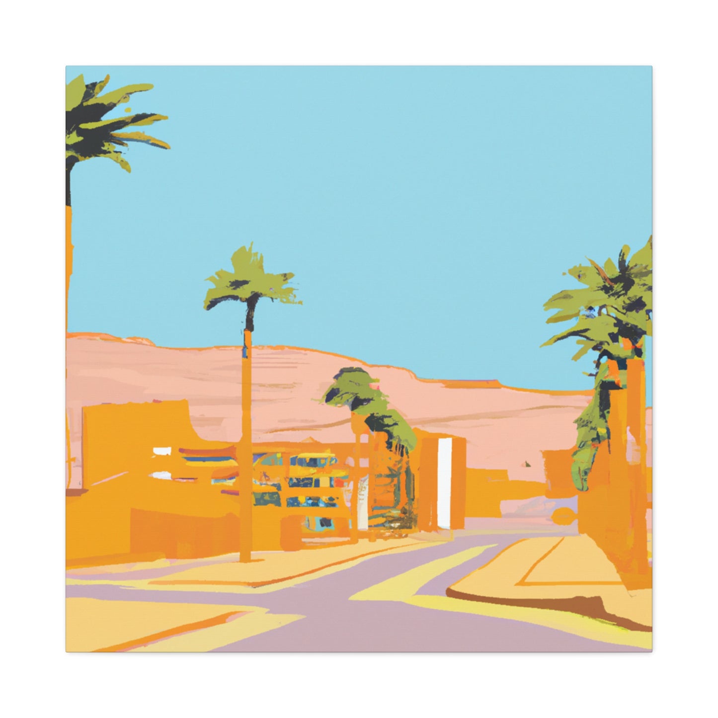 Desert Mirage - Architectural - Canvas