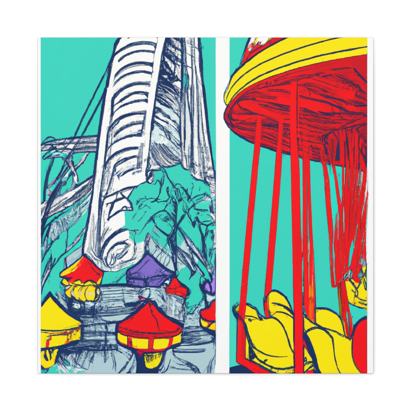 Sillyland - Amusement - Canvas