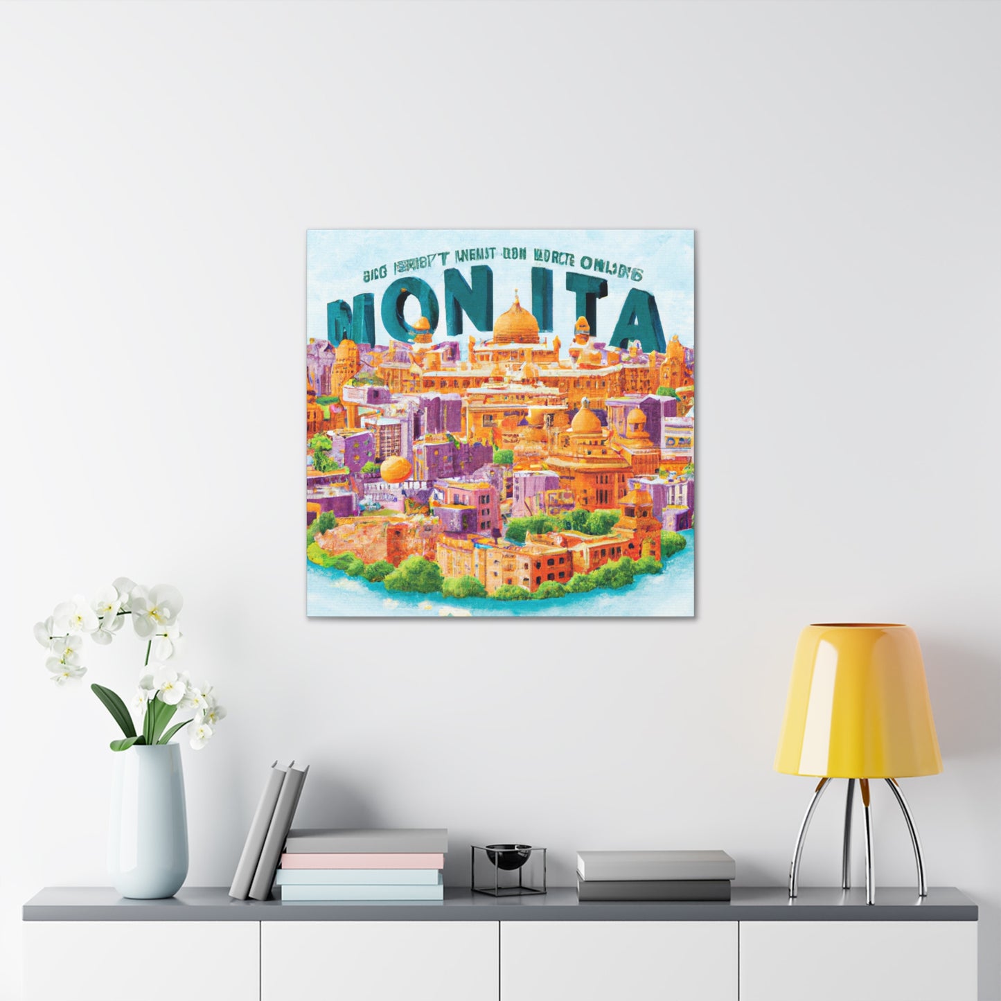 Mahatma Gandhi - Destination India - Canvas