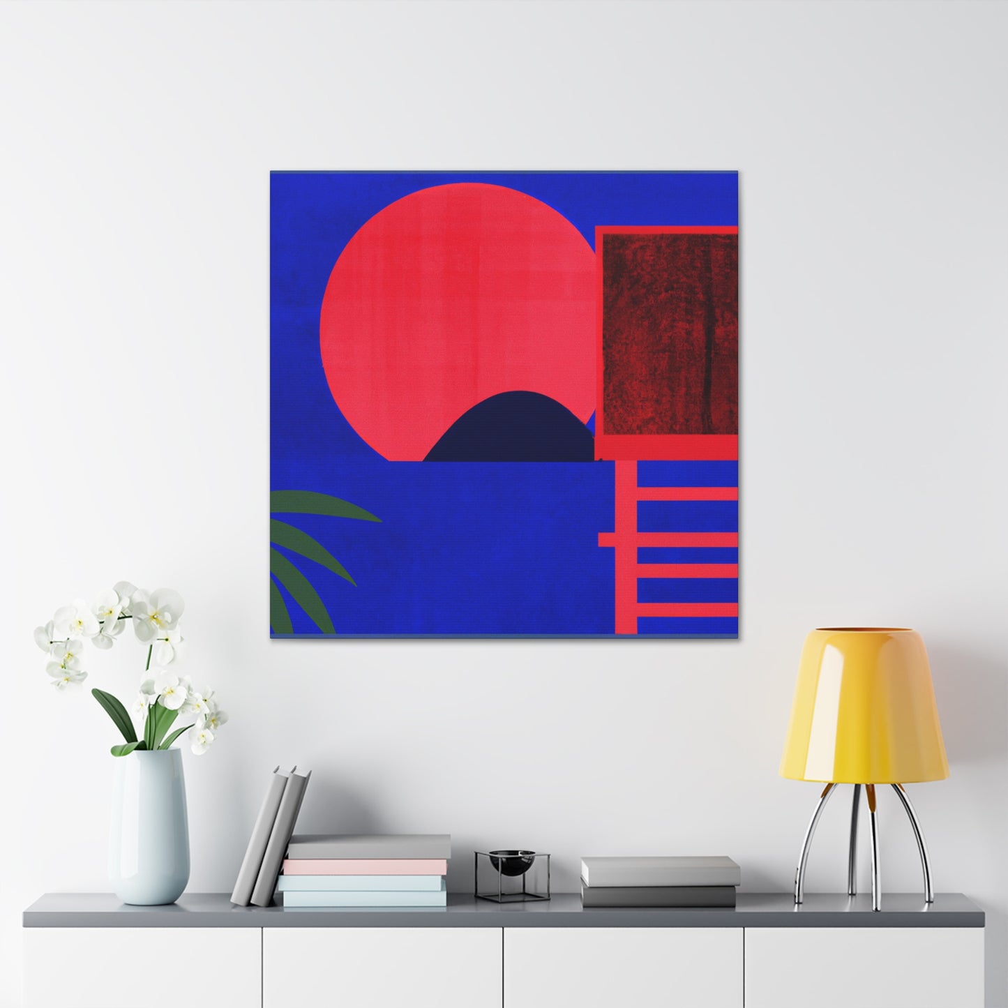 Twisted Teardrop - Midcentury - Canvas