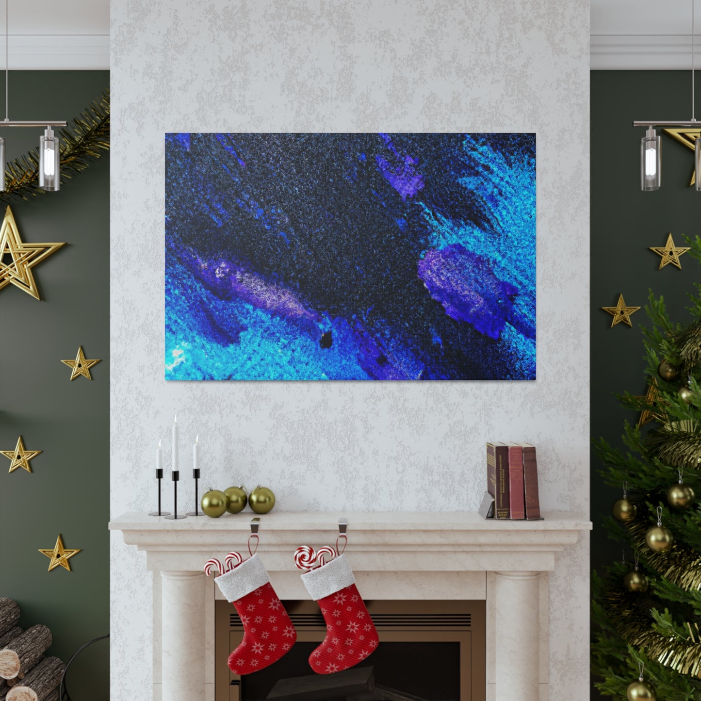 Blue Haze - Abstract Canvas