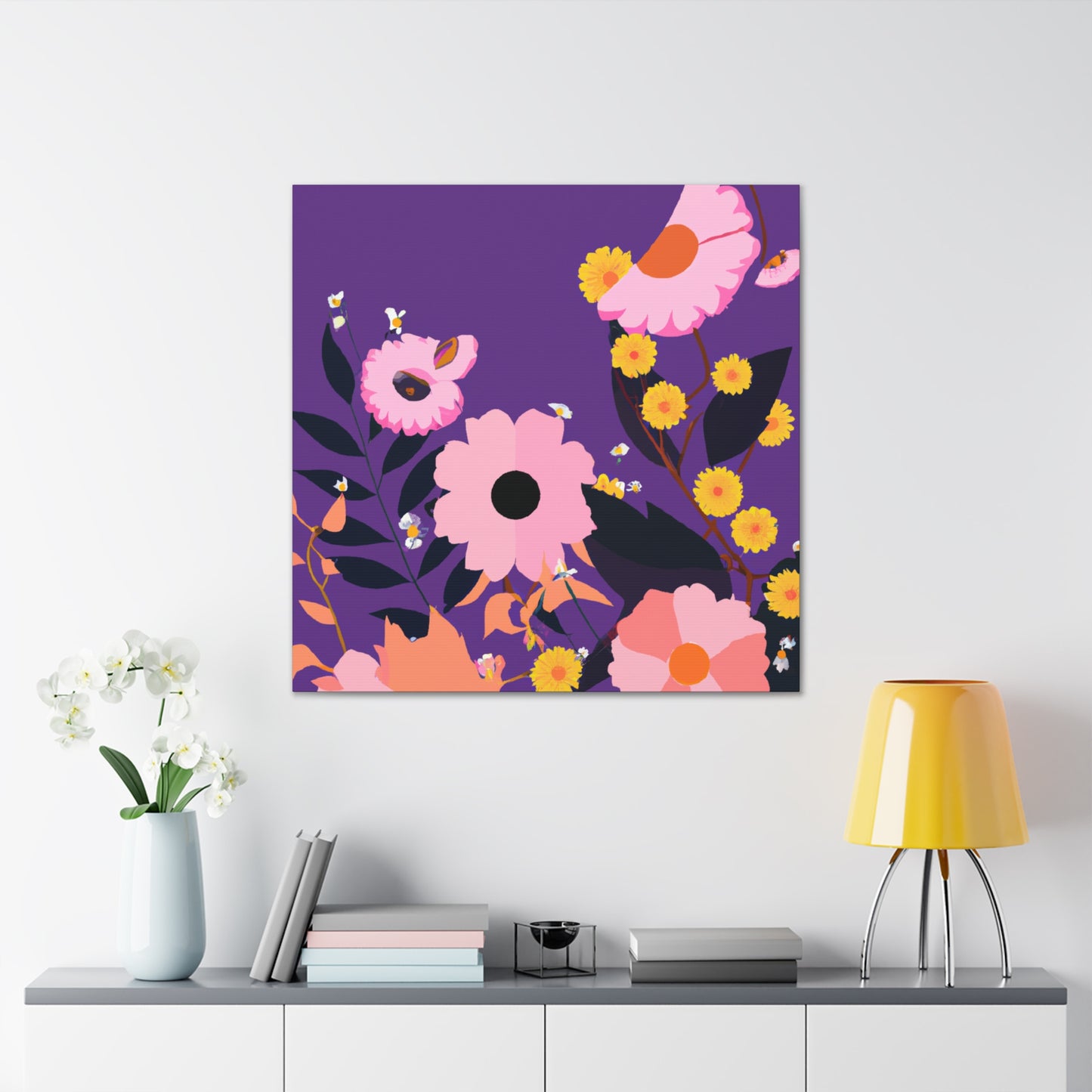 Blossomella - Floral - Canvas