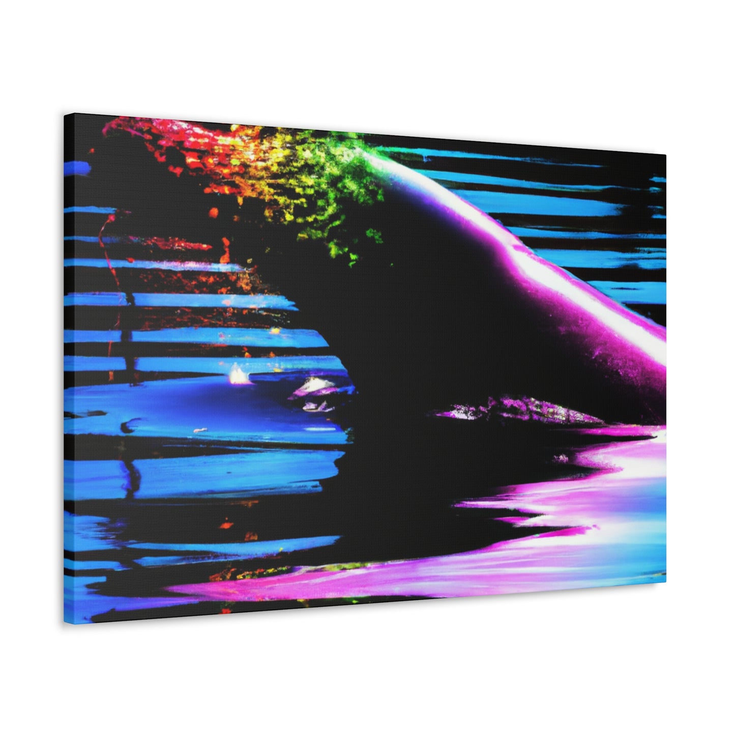 Icyfang the Ice Lynx - Canvas - Wildlife
