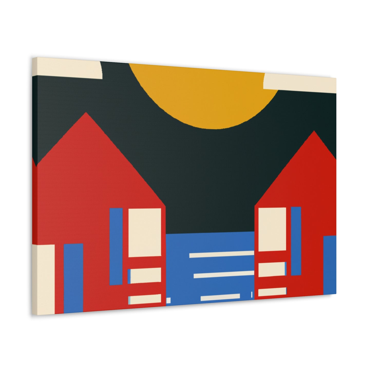 Fuzzy Coronation - Midcentury - Canvas