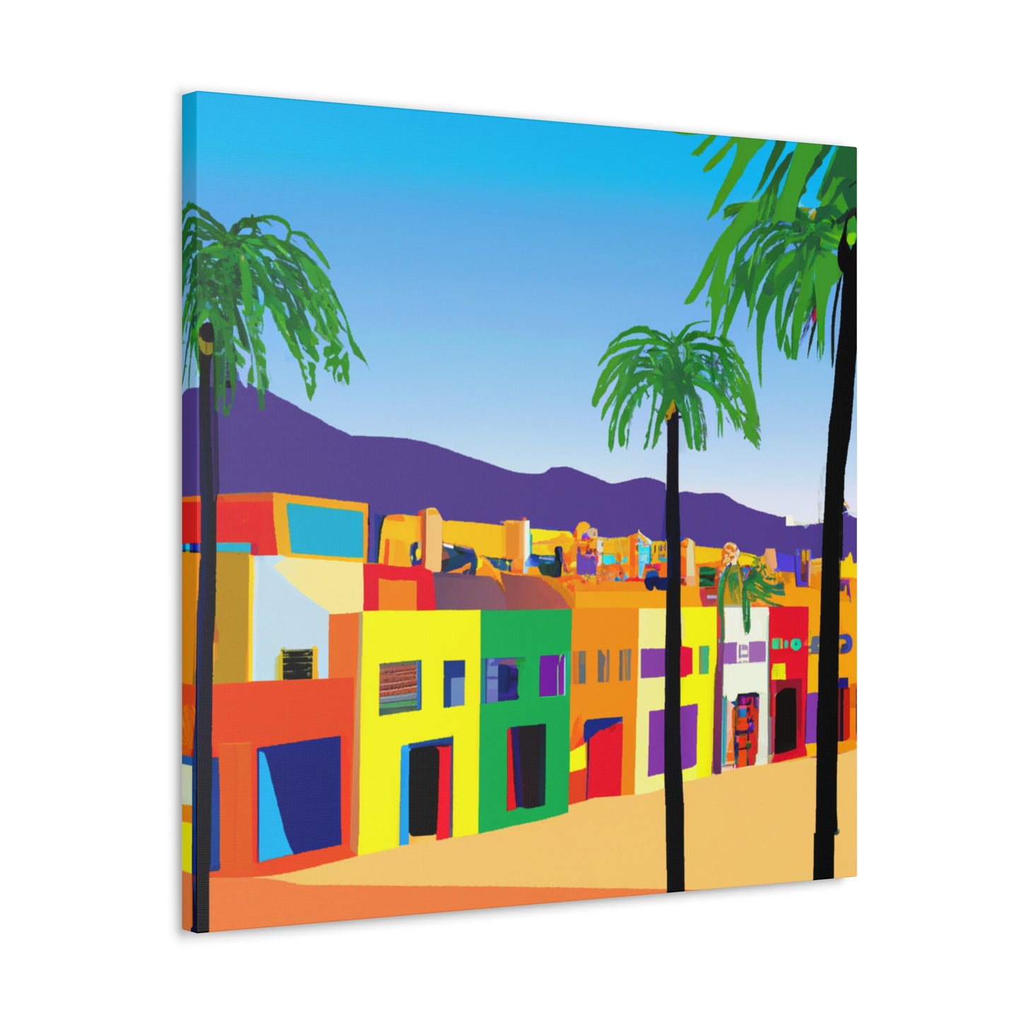 Sahara Sculpture - Architectural - Canvas