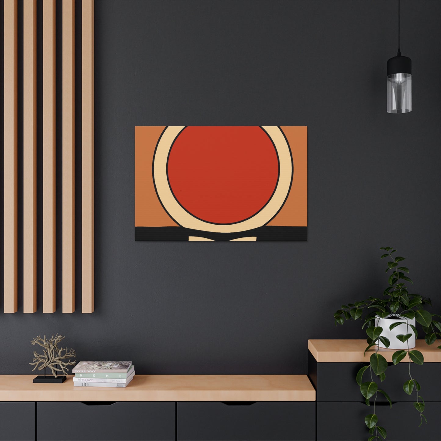 Foxtail Wolfhound - Midcentury Canvas