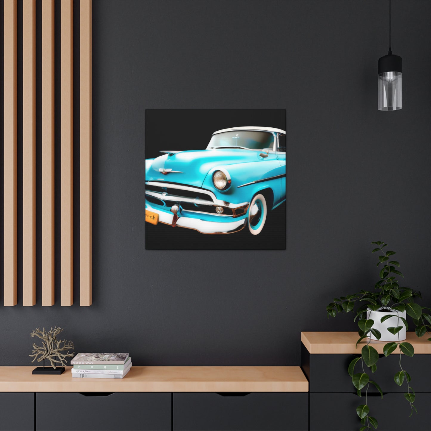 "Marine Marvel" - Automobile Canvas