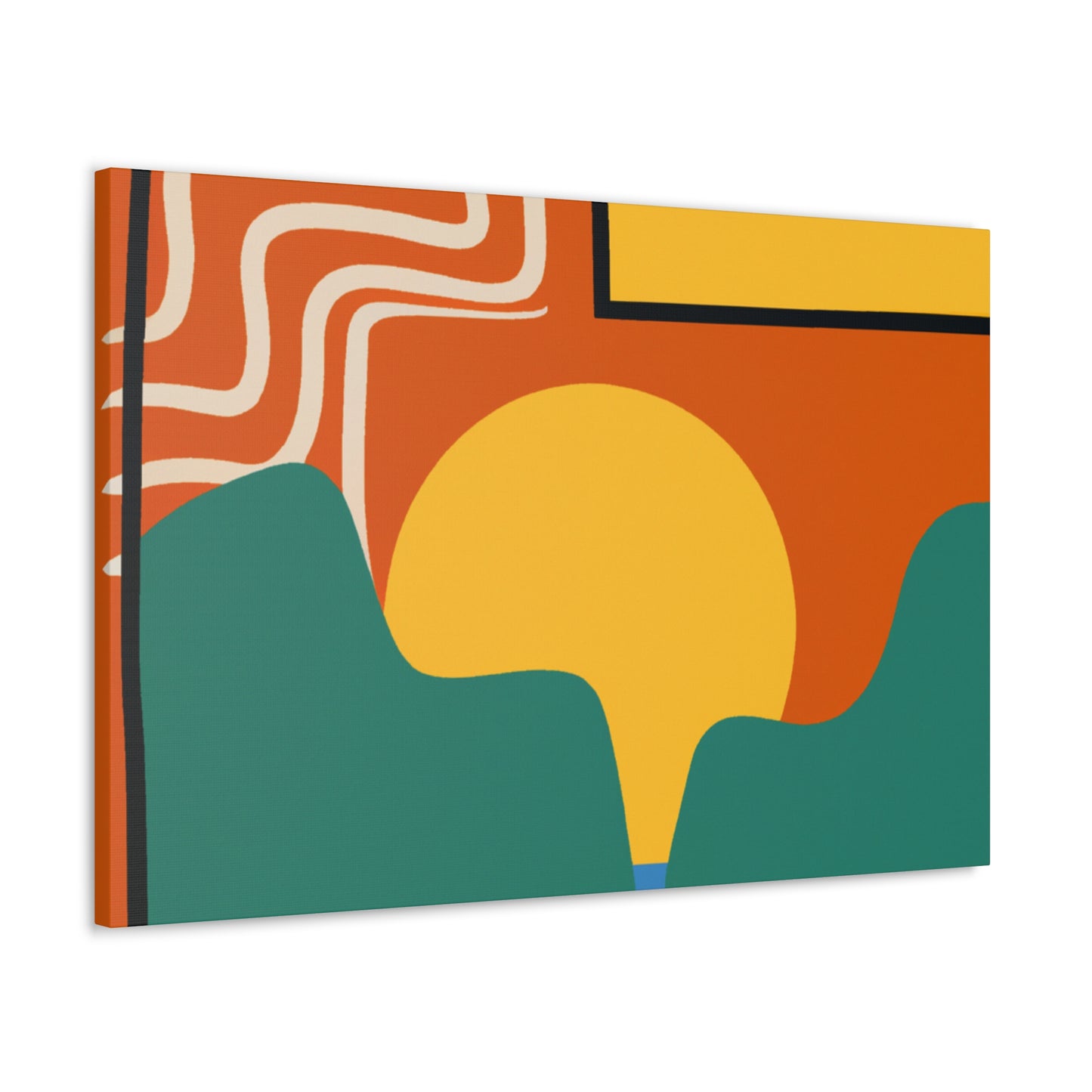 Geometric Groove - Midcentury - Canvas
