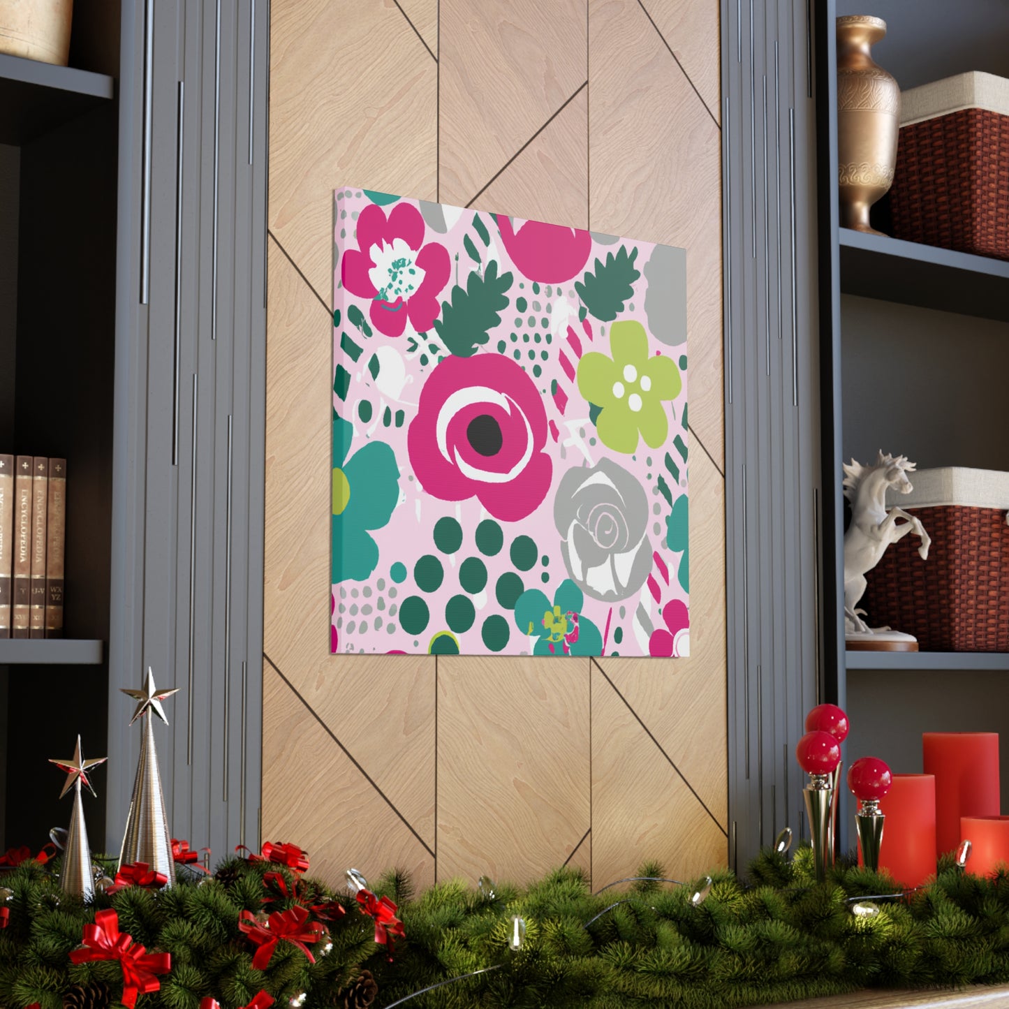 "Floral Fervor" - Floral Canvas