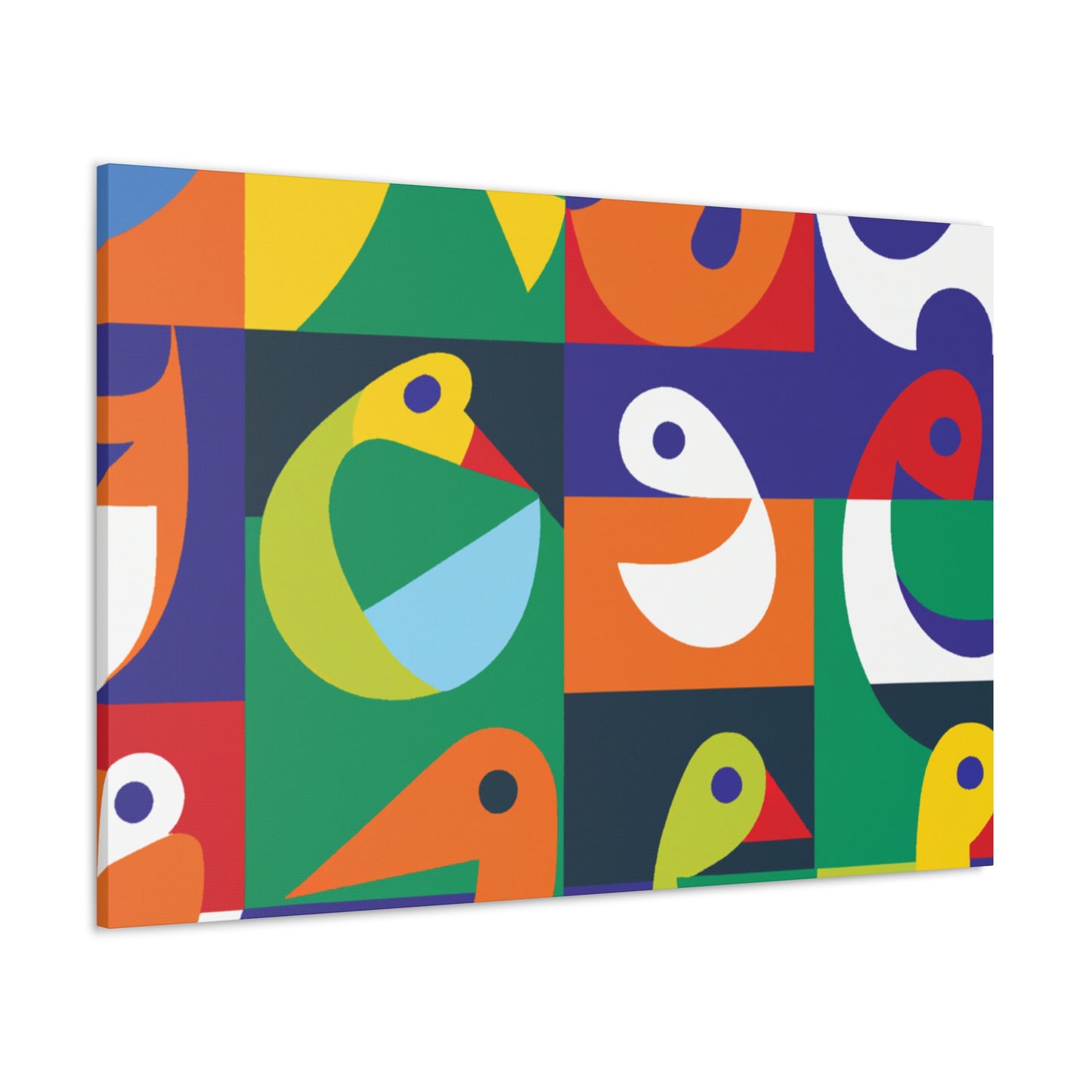 Vibrant Oases - Midcentury - Canvas