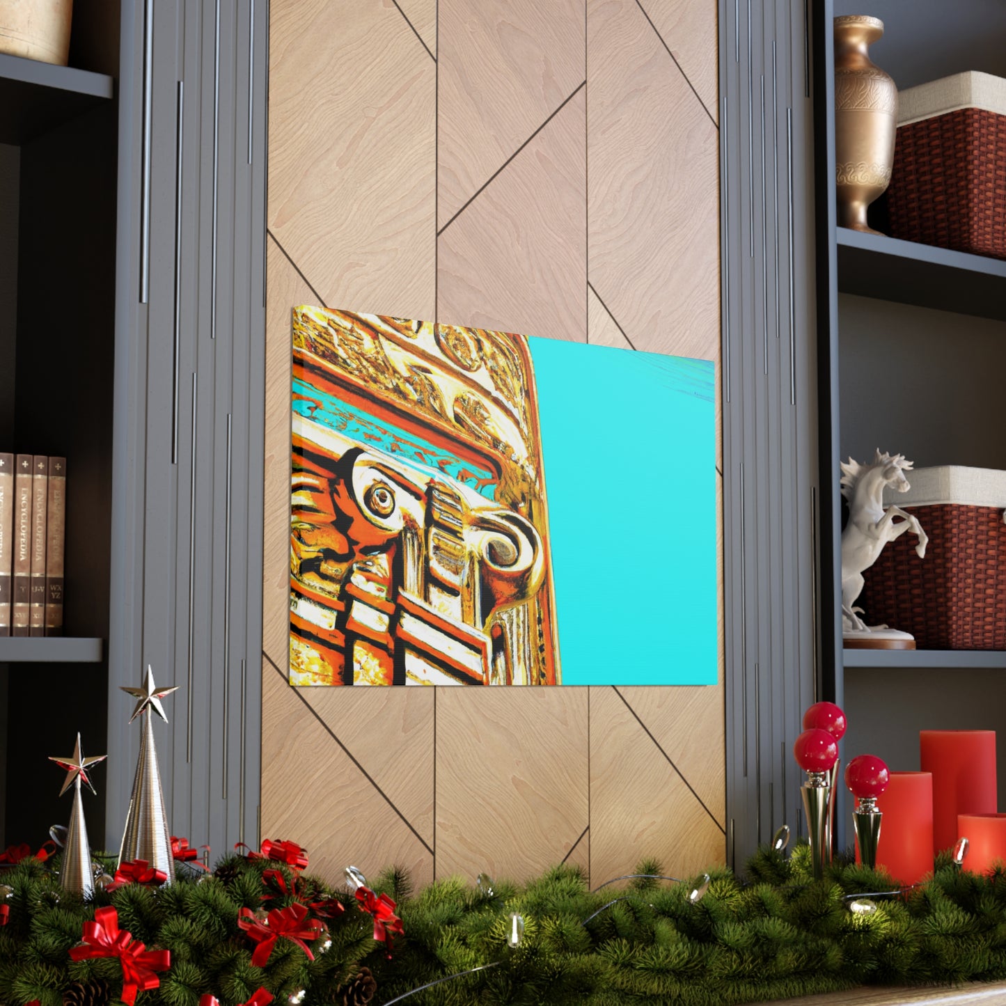 Opulent Palatial Neo-Deco - Canvas Art Deco