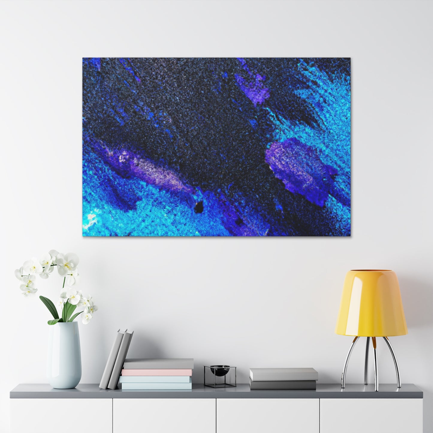 Blue Haze - Abstract Canvas