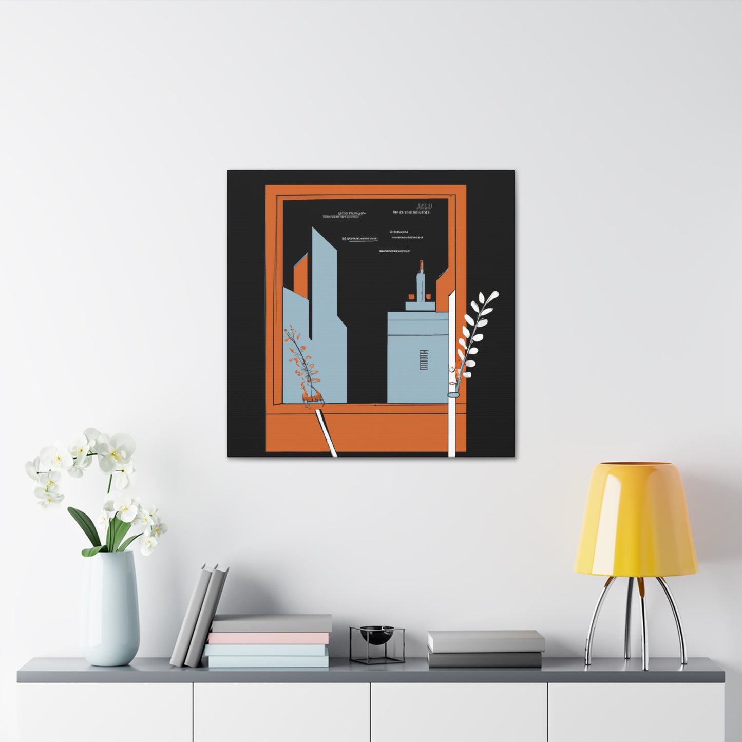 Swingin' Curves - Midcentury - Canvas