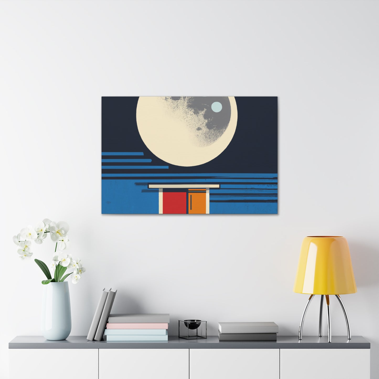 Majestic Vibe- Midcentury - Canvas