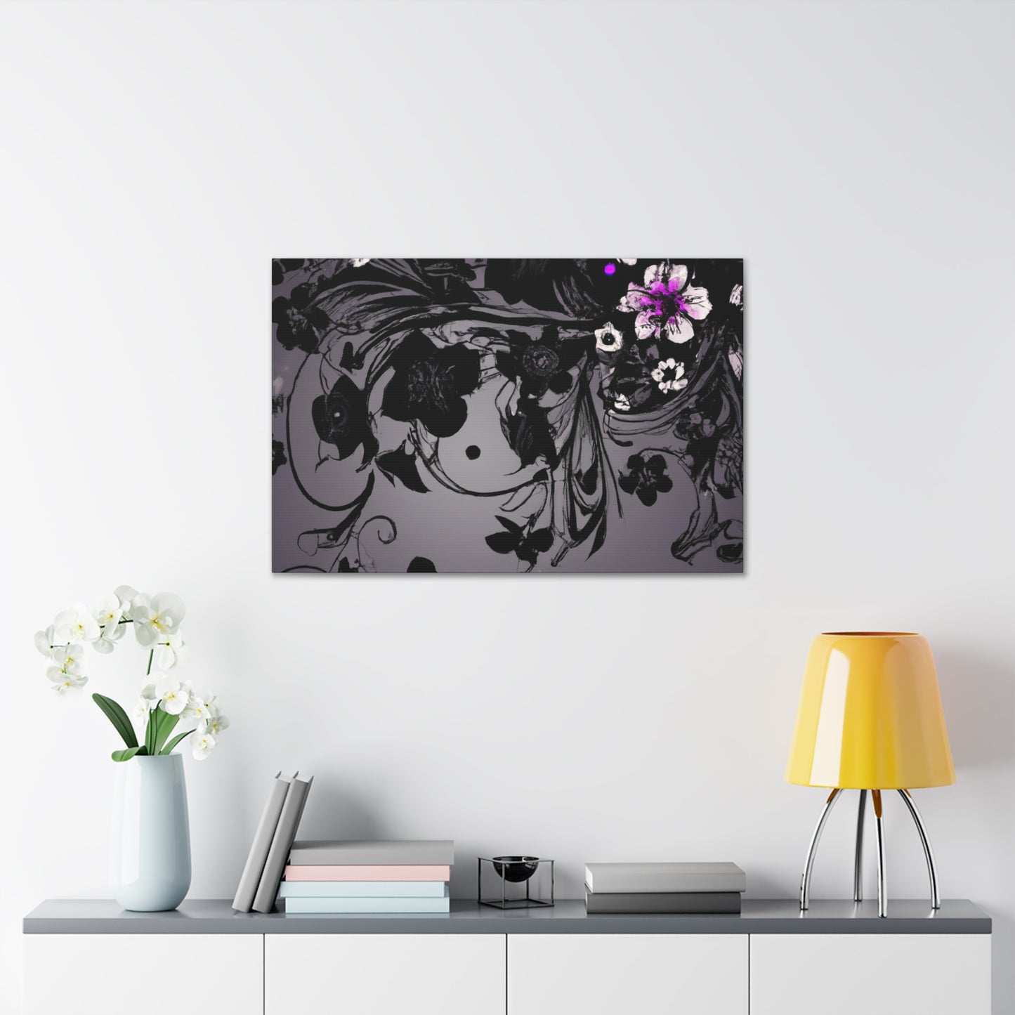 Blissful Heart – Floral - Canvas