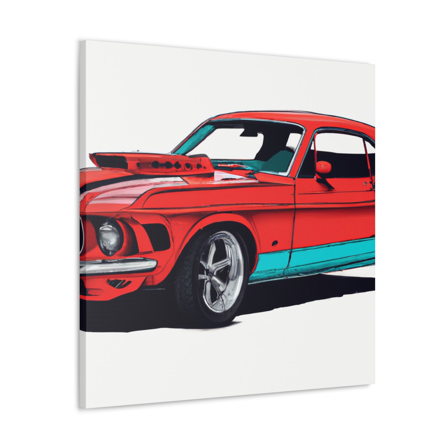 Backfire Beast - Automobile - Canvas